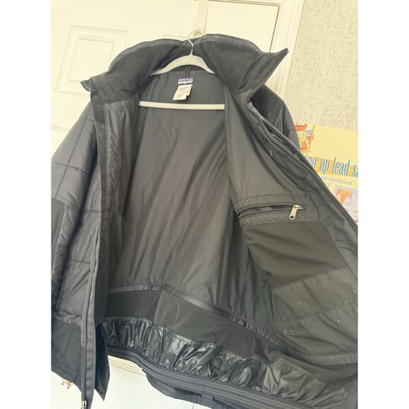 Vintage Patagonia Men’s Large Black Winter  Insulated Rubicon Rider Jacket Coat - Picture 13 of 16